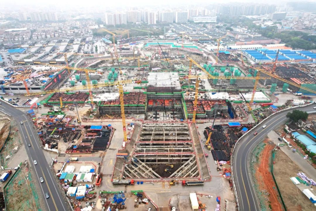 广湛高铁佛山站主体结构施工完成，未来将如何改变你的出行？  第4张