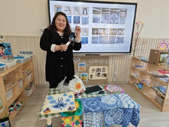 非遗扎染竟让幼儿园小朋友惊叹连连！布里生花如何点亮七彩童年？