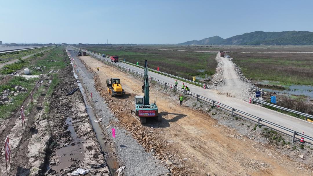 台州 1 号公路路桥伍佰屿段施工正酣！5 月底能完工？快来一探究竟
