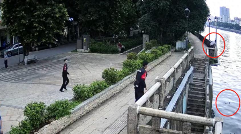 韶关老人落水危机时刻！钓鱼佬竟用绳钩成功营救？你敢信