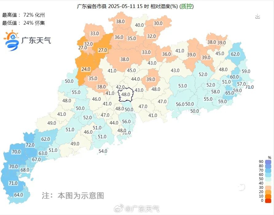 广州上空惊现日晕！你看见了吗？广东雨水何时再来？  第5张