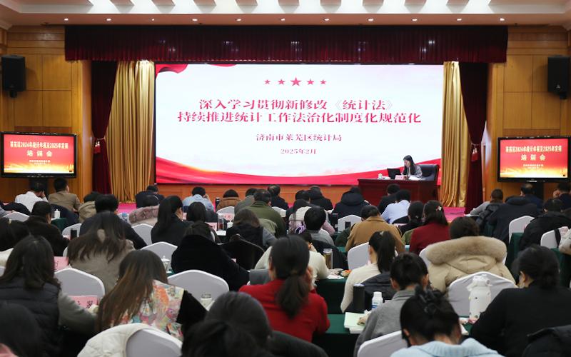 2025年莱芜区统计局如何通过培训会议推动经济高质量发展？  第2张
