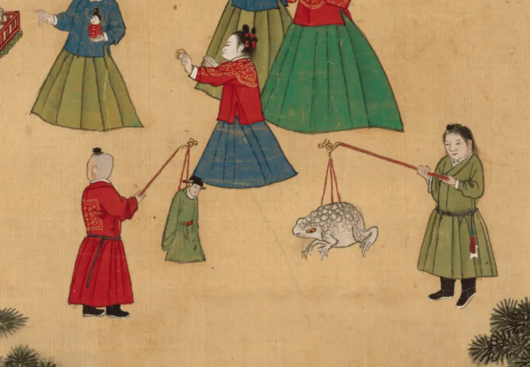 想知道古代元宵节有多热闹？宪宗元宵行乐图带你穿越时空一探究竟  第3张