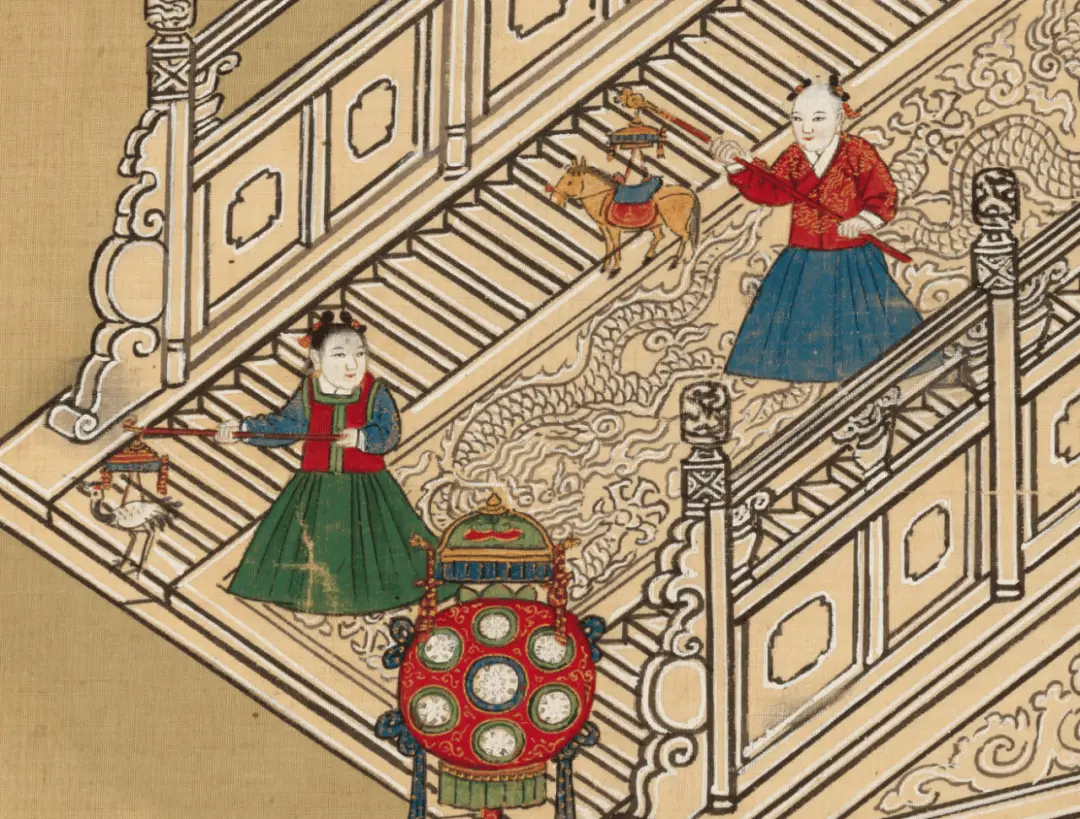 想知道古代元宵节有多热闹？宪宗元宵行乐图带你穿越时空一探究竟  第4张