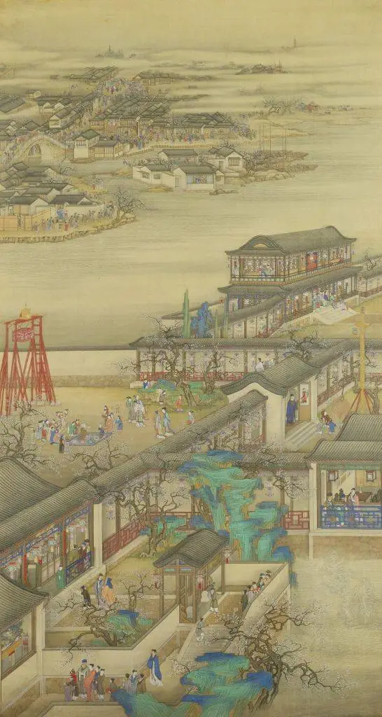 想知道古代元宵节有多热闹？宪宗元宵行乐图带你穿越时空一探究竟  第6张