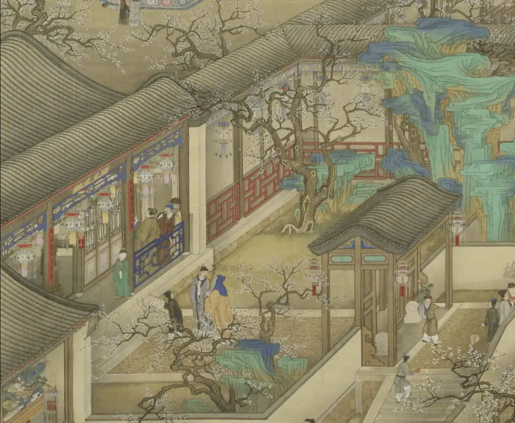 想知道古代元宵节有多热闹？宪宗元宵行乐图带你穿越时空一探究竟  第7张