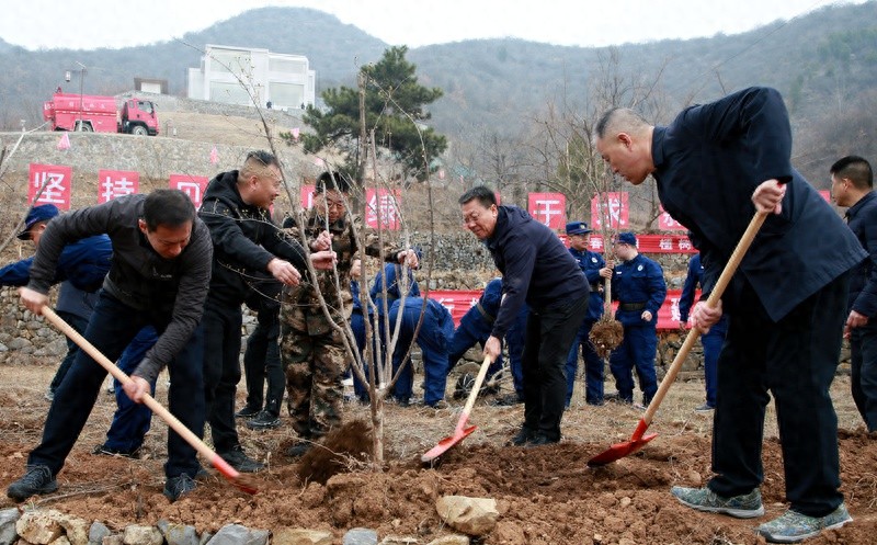 县委书记高喜全带头植树，阳城生态建设迎来新篇章！你还在等什么？