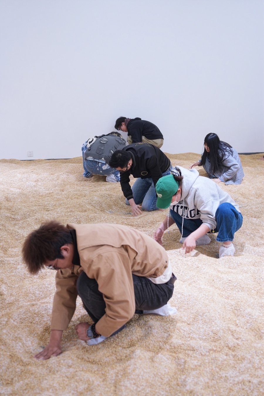 淘金米行为艺术展：黄金与大米，你珍视哪个?  第2张