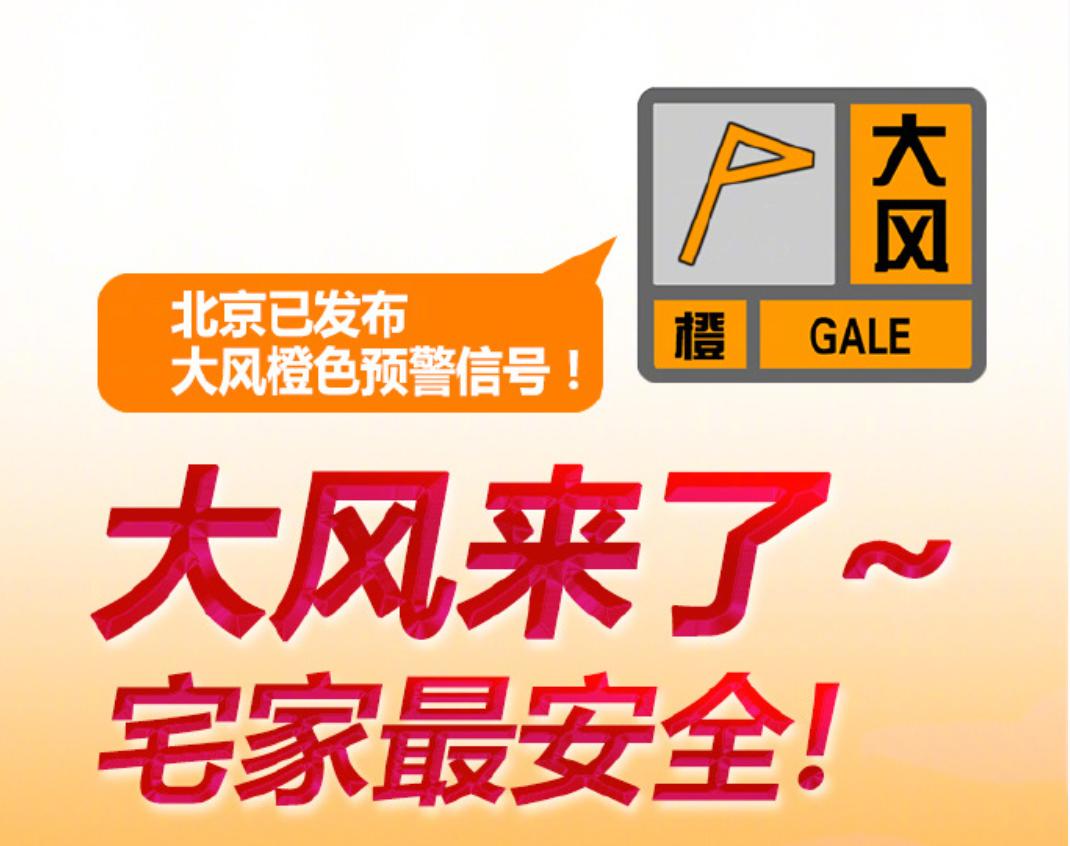 狂风肆虐！北京88%地区遭遇7级以上大风，14级风速破纪录  第1张