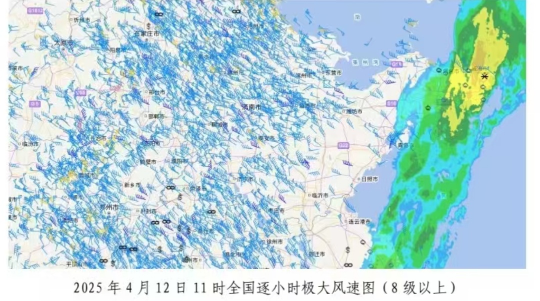济南大风来袭！10级阵风席卷全城，你的窗户关好了吗？