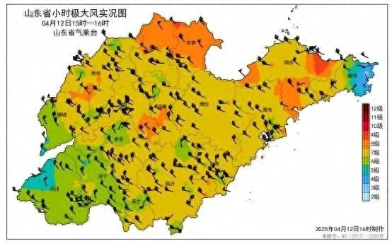 强冷空气来袭！华北局地或现13级阵风，济南大风肆虐，这风到底何时停？  第1张