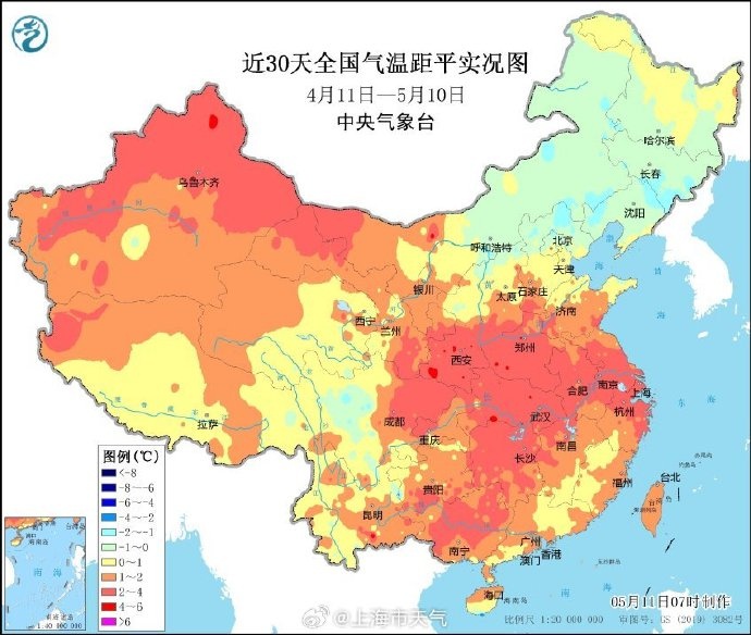 上海气温水涨船高，本周多短波槽活动！入夏还会远吗？  第2张