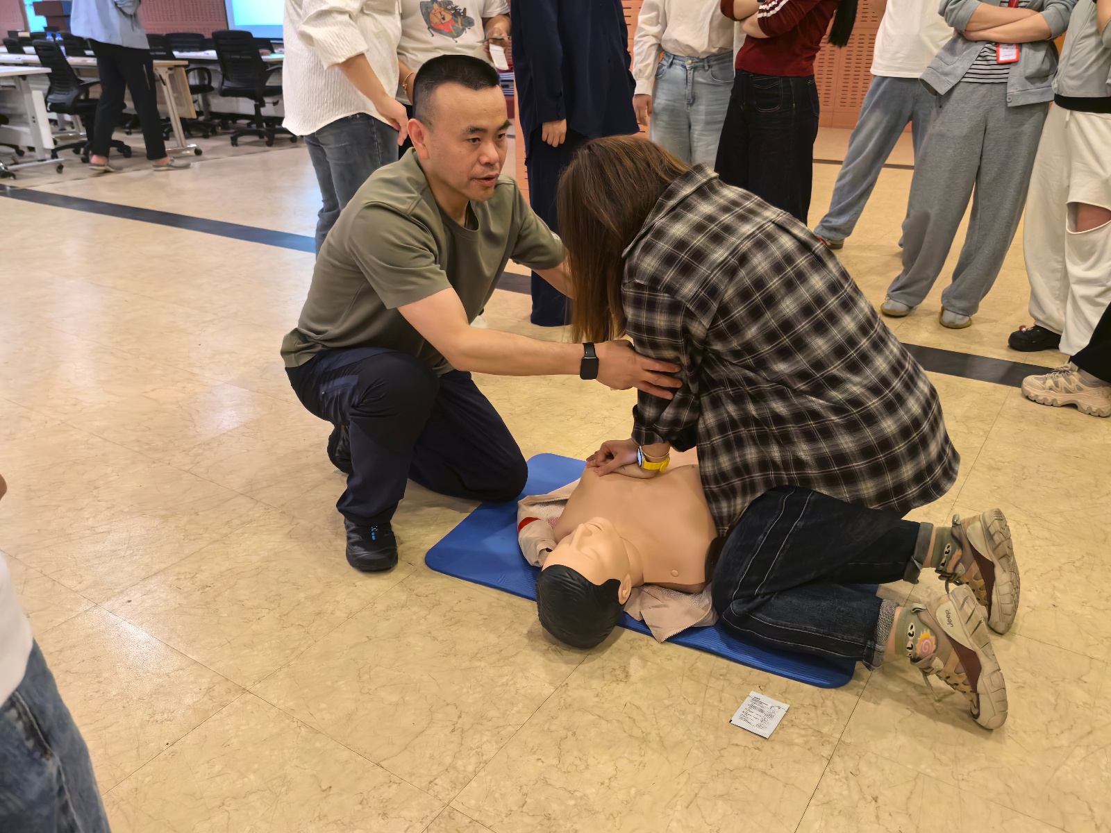 雪浪街道红十字会开展急救培训！CPR+AED 你了解多少？  第3张