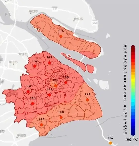 2025年首场寒潮来袭！上海48小时内气温骤降8℃-9℃，你准备好了吗？  第2张