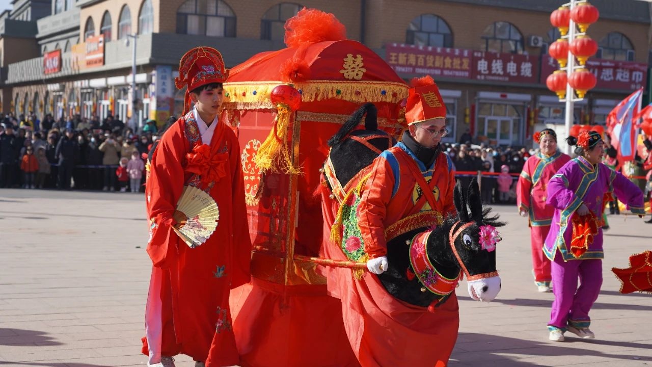 清水河县元宵汇演震撼上演，龙狮欢腾、锣鼓喧天，你错过了吗？  第7张