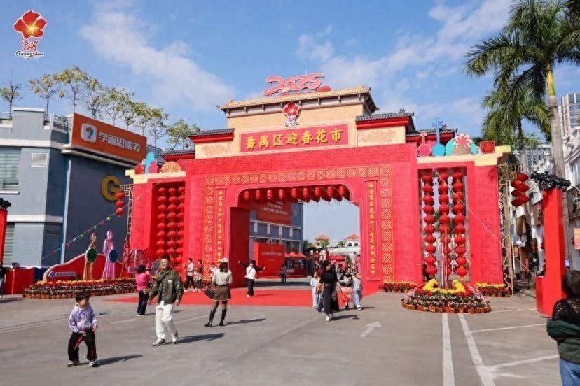 番禺花市凭什么包揽三项大奖？最美牌楼、最佳创意、最火出圈全揭秘  第1张