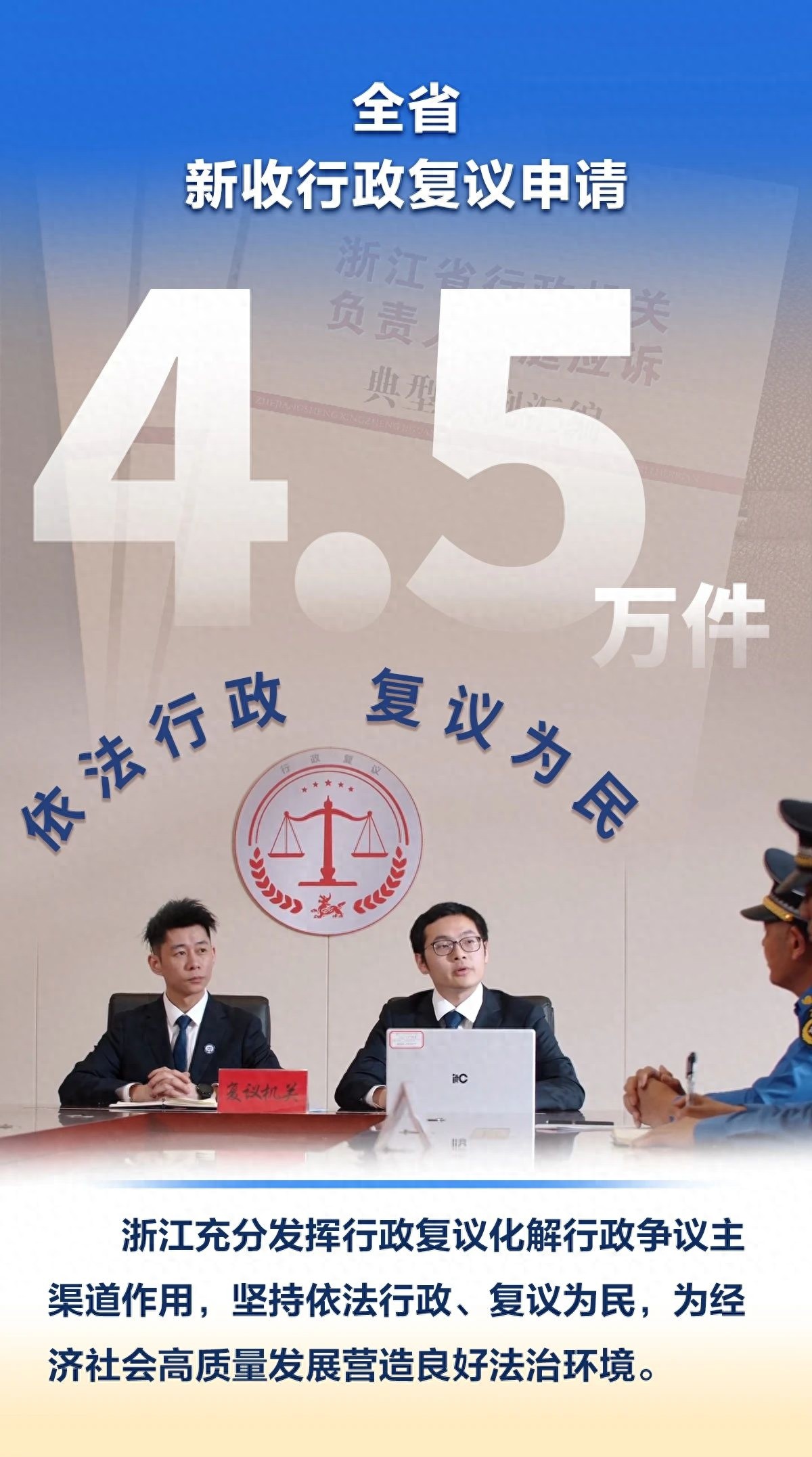2024年浙江行政复议申请激增51.4%！4.5万件案件如何高效化解？  第1张