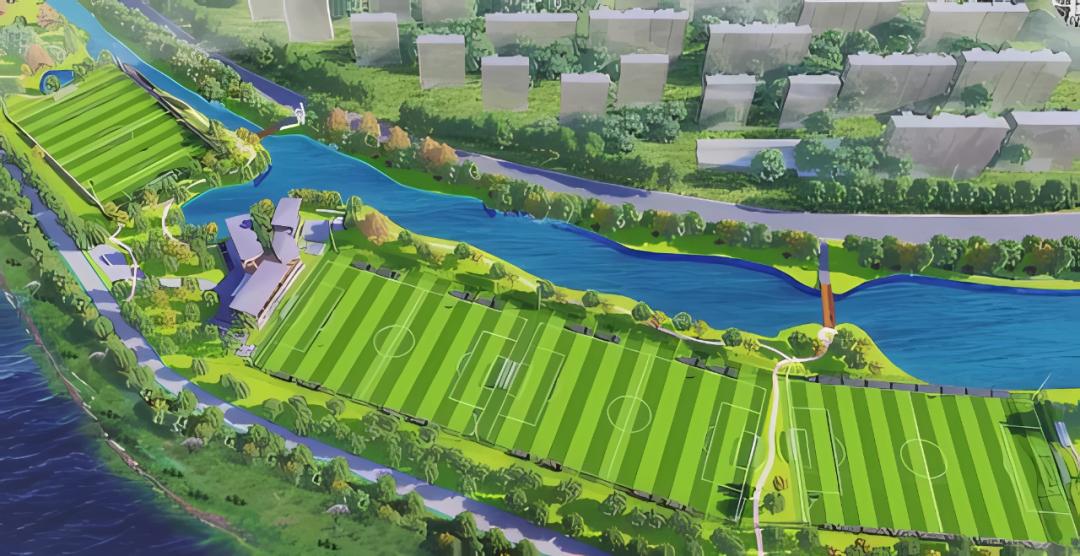 宁河区麒麟足球主题体育公园建设加速，6月底完工，能否打造一流精品工程？  第3张