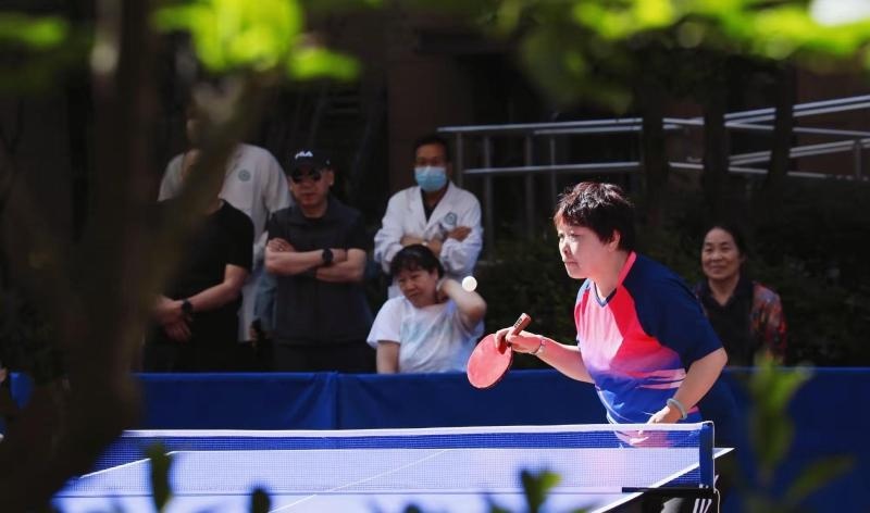 5月12日雁塔区这场乒乓球运动会有多燃？老中青三代齐上阵  第2张