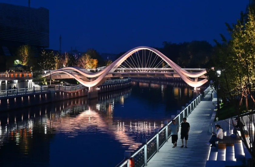 5月12日北京朝阳节水宣传周启动！坝河夜景究竟多美？  第4张