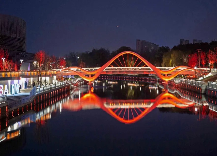 5月12日北京朝阳节水宣传周启动！坝河夜景究竟多美？  第6张