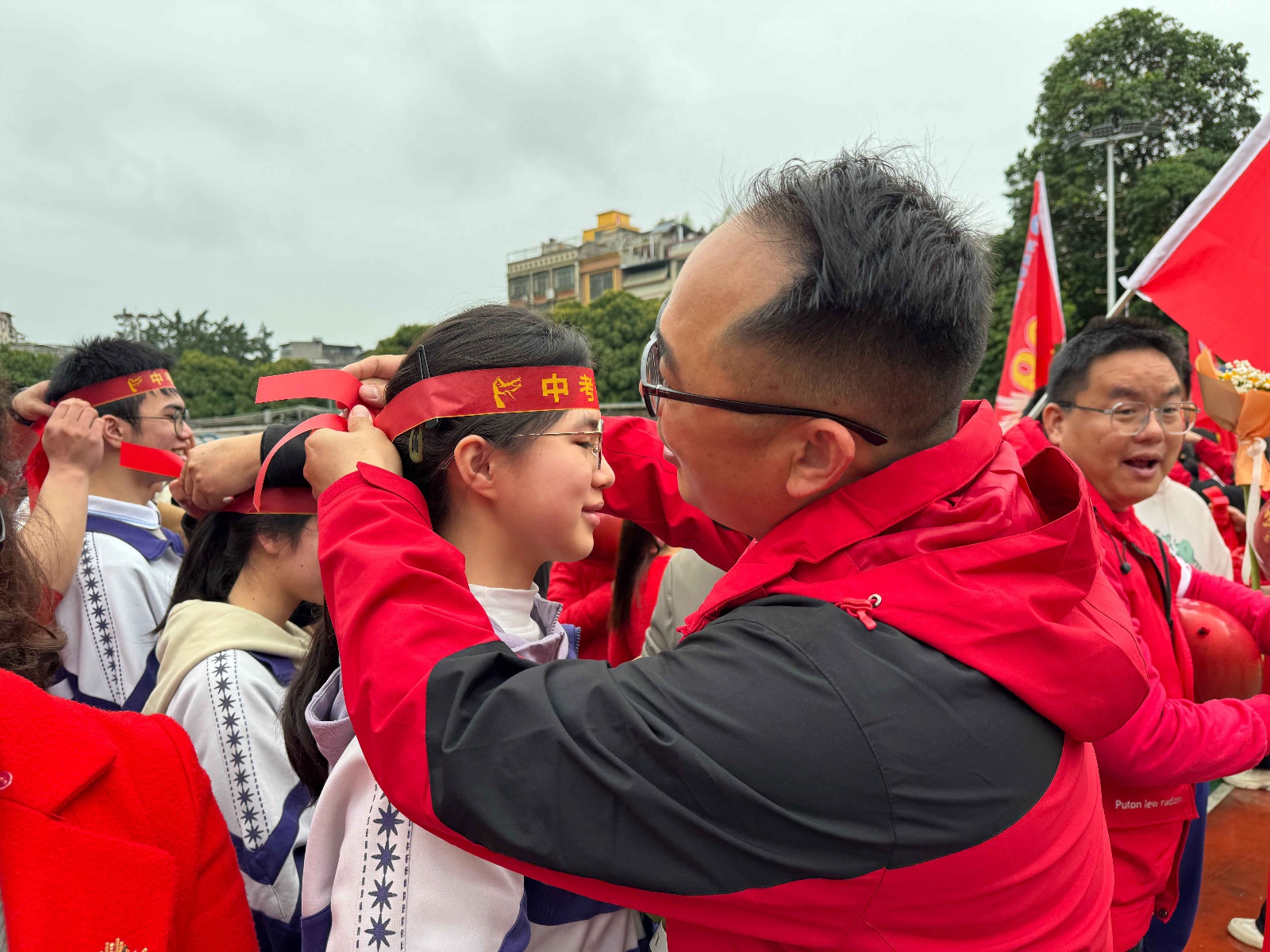 2025年中考倒计时100天，金城江区第五中学的学子们如何怒放青春争朝夕？  第2张