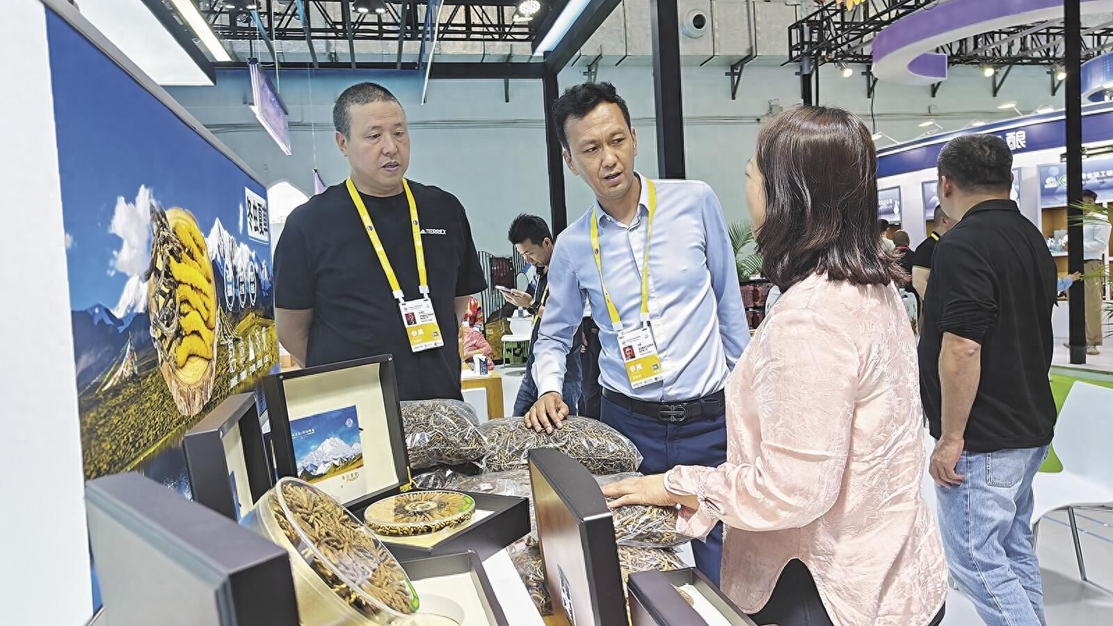 第五届消博会青海馆惊艳亮相！百余种特色产品尽展大美青海风采，你心动了吗？