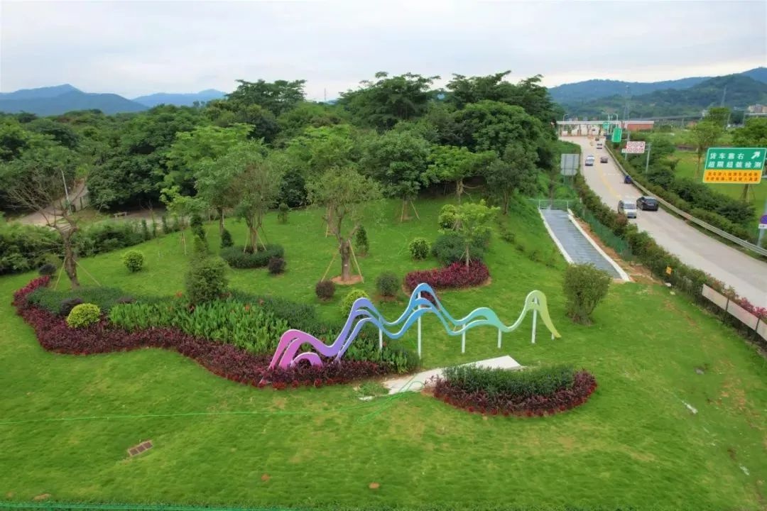 五月繁花似锦！揭惠高速凭何克服重重困难提升绿化品质？  第4张