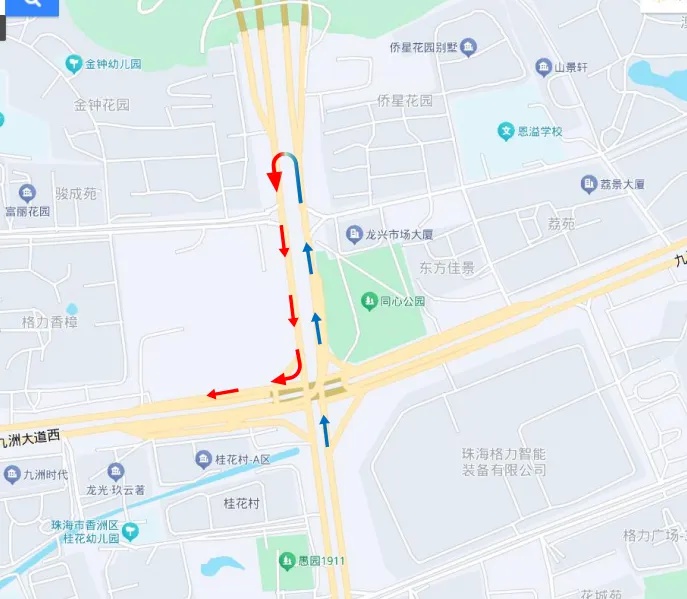 5月17日凌晨零点起九洲大道交迎宾路路口将临时封闭？快来看具体措施  第5张