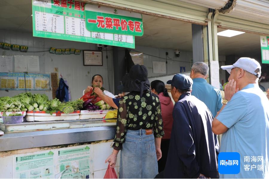 每斤1元！白沙市民为何争相排队购买平价蔬菜？  第3张