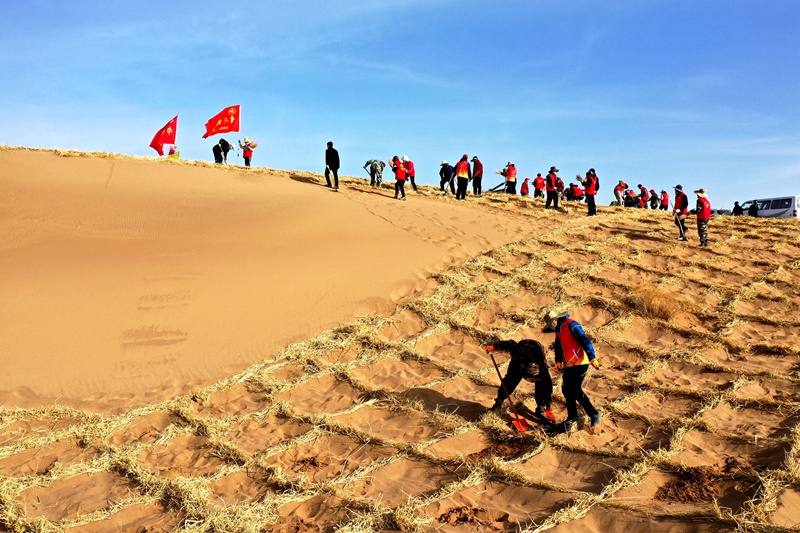 临泽流沙河春日美景如画，这般水美宜居的环境是如何打造的呢？  第5张