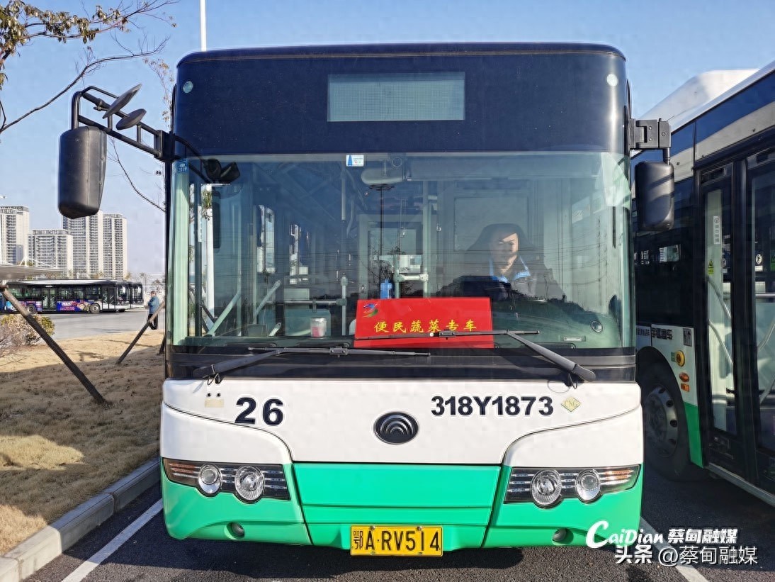 武汉蔡甸区新举措！公交26路蔬菜专车试运行，菜农进城卖菜更便捷了