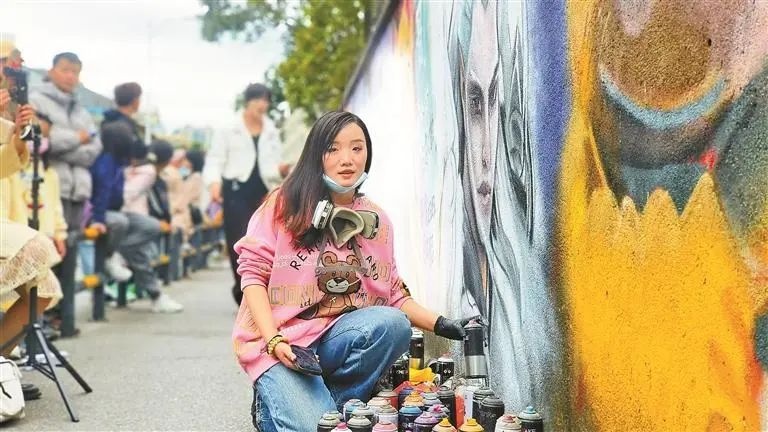 哪吒主题涂鸦墙引爆深圳街头，你打卡了吗？  第5张