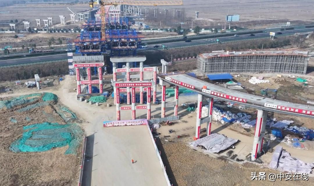 2025年通车在即！G4222和县至襄阳高速公路肥西段建设进度过半，你期待吗？  第1张