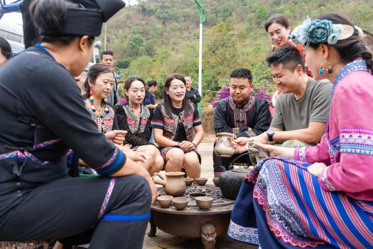 千年布朗族风情遇上春日采摘乐，这场文旅盛宴你体验了吗？  第2张