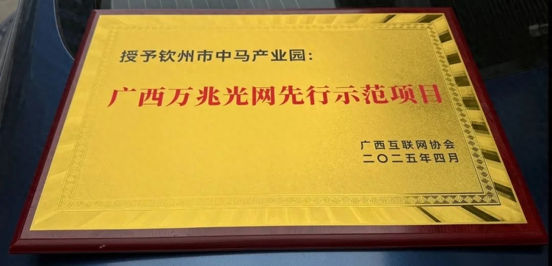 中国—马来西亚钦州产业园区凭啥成钦州市首个万兆网络标杆园区？  第1张