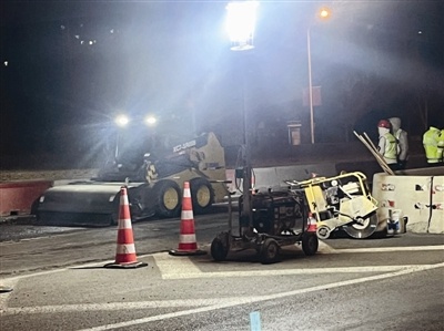 道桥夜间维修的秘密：为何天亮后你察觉不到路面已被治愈？