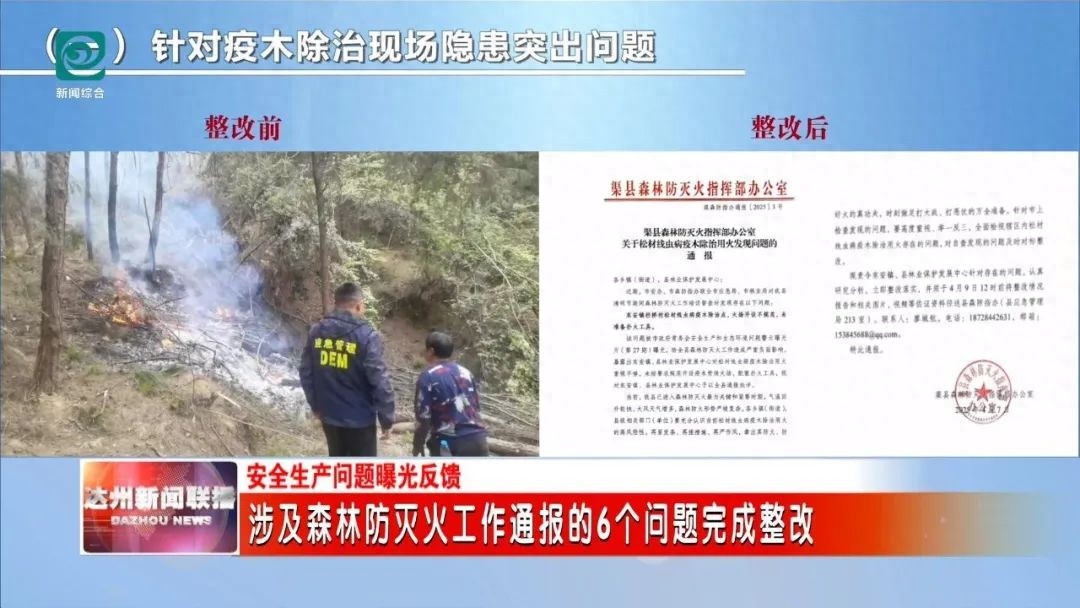 森林防火隐患整改完成！6大问题全部解决，你的家乡安全了吗？