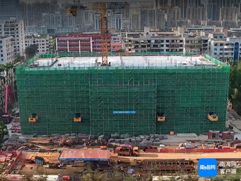 中国联通海口国际信息港封顶！海南自贸港建设再添新动能