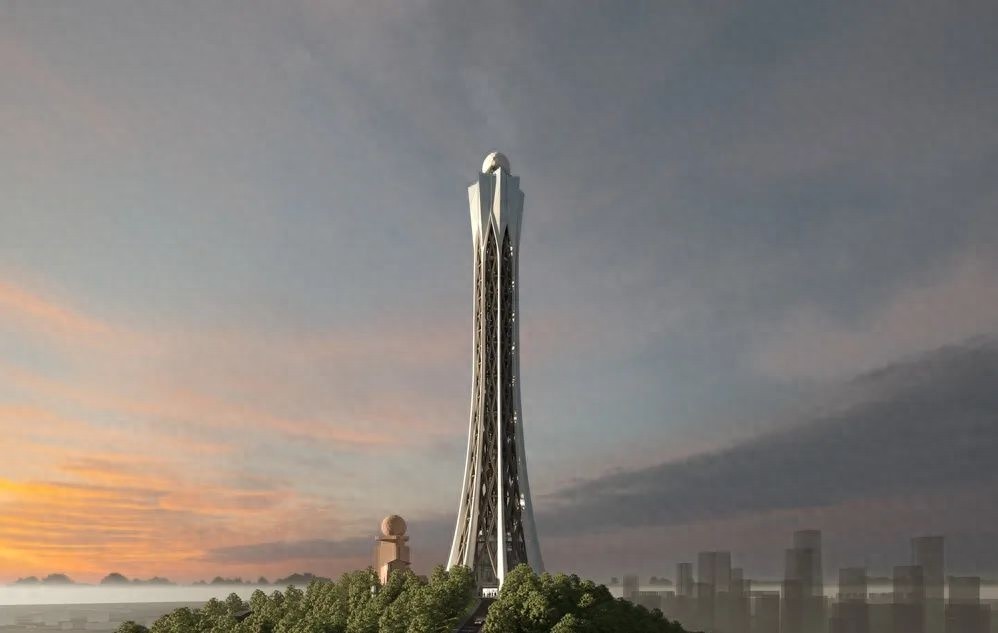 广州又将崛起一座高塔？番禺区大镇岗气象塔建设新进展曝光  第1张