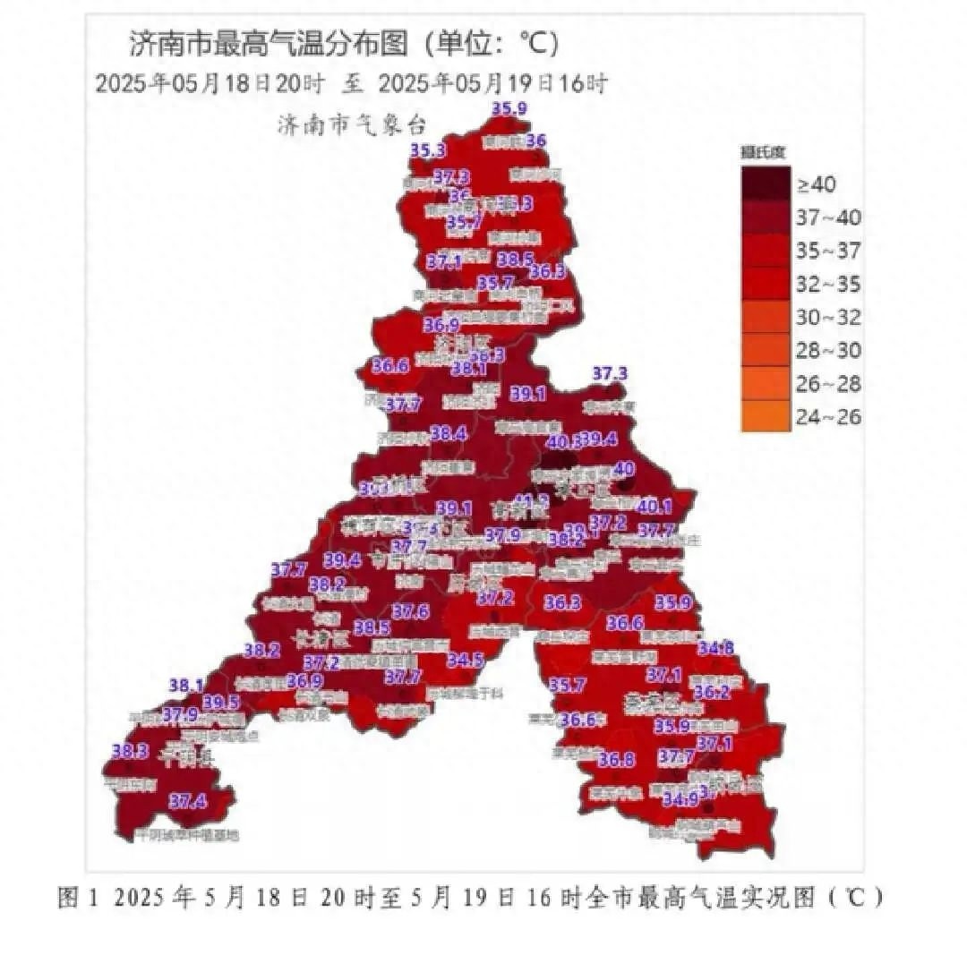 5月19日济南现高温极值！多站破纪录，高温还要持续多久？
