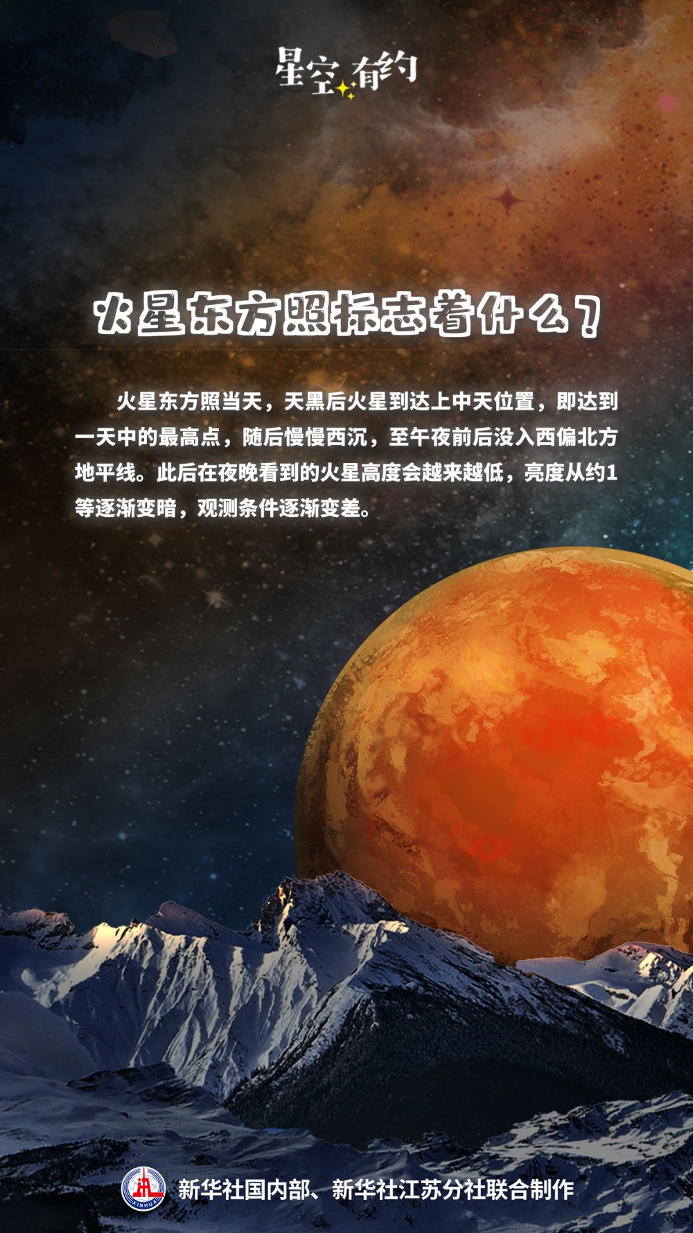 火星东方照即将来临！错过这次观测机会，再等两年才能看到？  第3张