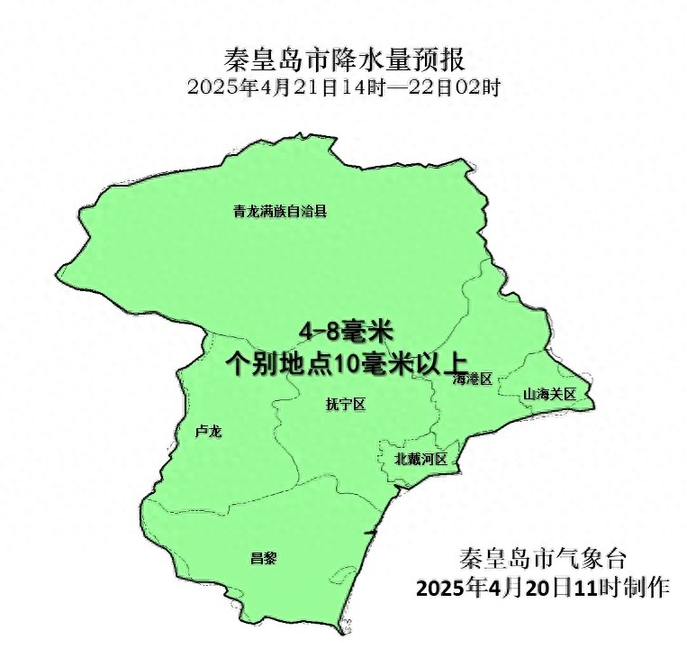 秦皇岛未来一周天气大变脸！21日小雨+大风+降温，你准备好了吗？