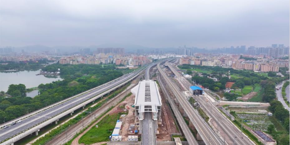 欧耶！广清城际铁路南延线又有新动态？白云湖站及配套设施建设加速  第2张