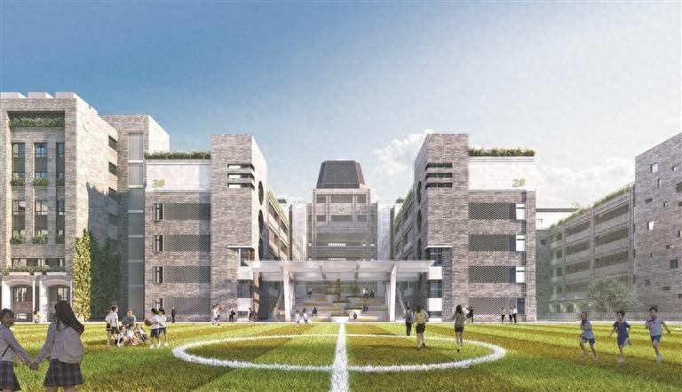 今秋就用！翠园中学新校区已完成主体建筑，你还不赶紧来看看？