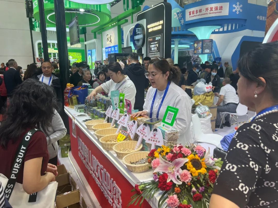 第三十四届哈洽会双鸭山展区满眼皆绿，这是要绿出啥名堂？  第2张
