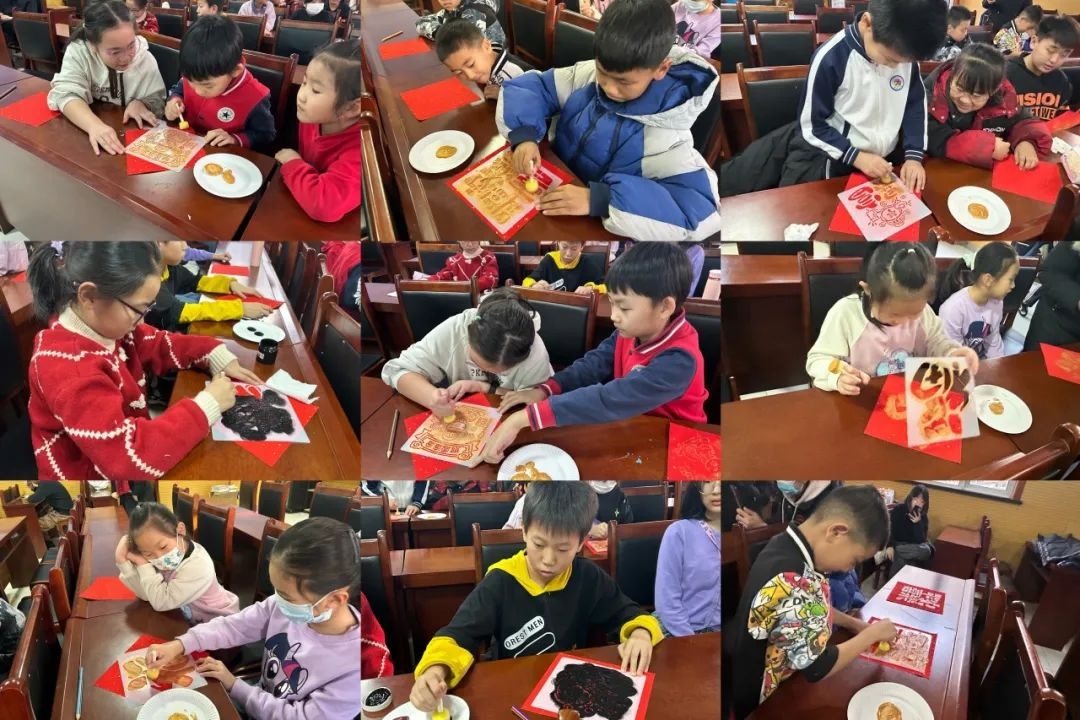 你知道拓印的奥秘吗？东丽区青少年事务社工带你体验非遗美学，共绘幸福年  第2张