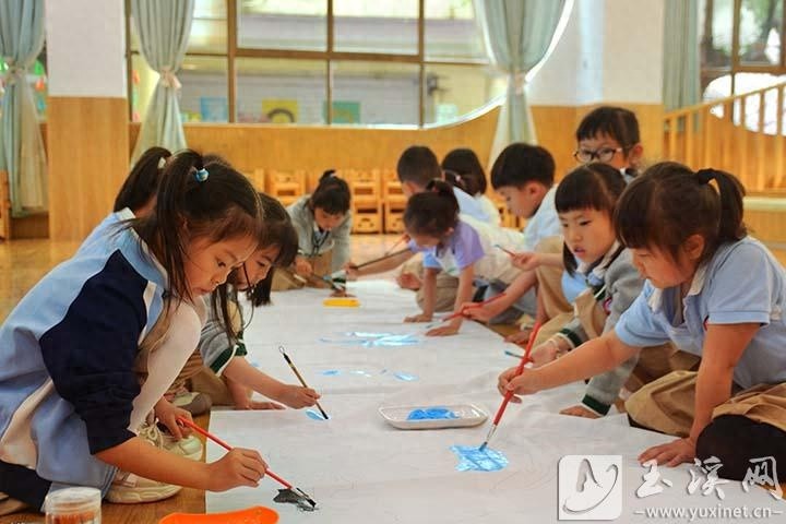 5月19日节水宣传进校园！玉溪二幼的孩子们都做了啥？