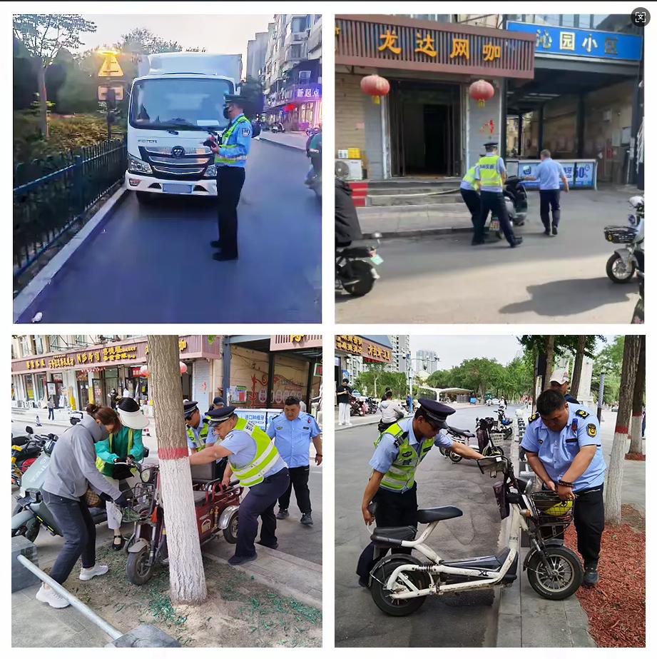 邯郸交巡警整治学步桥周边交通乱象，你还敢乱停车吗  第4张