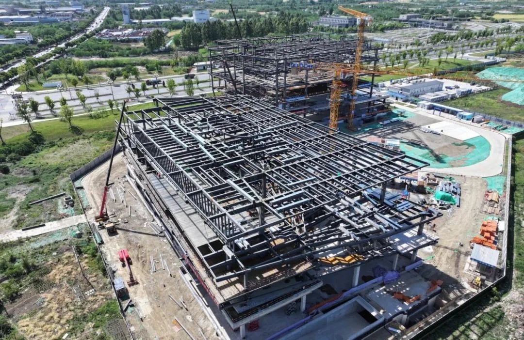 100 天完成主体钢结构建设！德阳博物馆连廊吊装难度有多大？  第3张